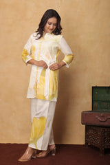 "Sunlit Grace β Yellow Floral Co-ord Set"