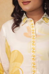 "Sunlit Grace β Yellow Floral Co-ord Set"