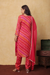 "Rose Radiance β Floral Printed 3Pc Suit Set with Dupatta"